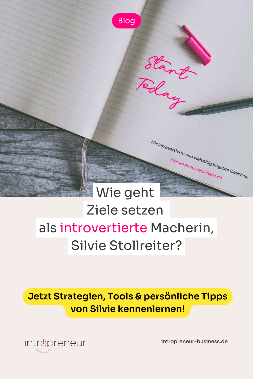 Ziele setzen als introvertierte Macherin, Silvie Stollreiter